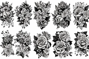 Flowers tattoo idea
