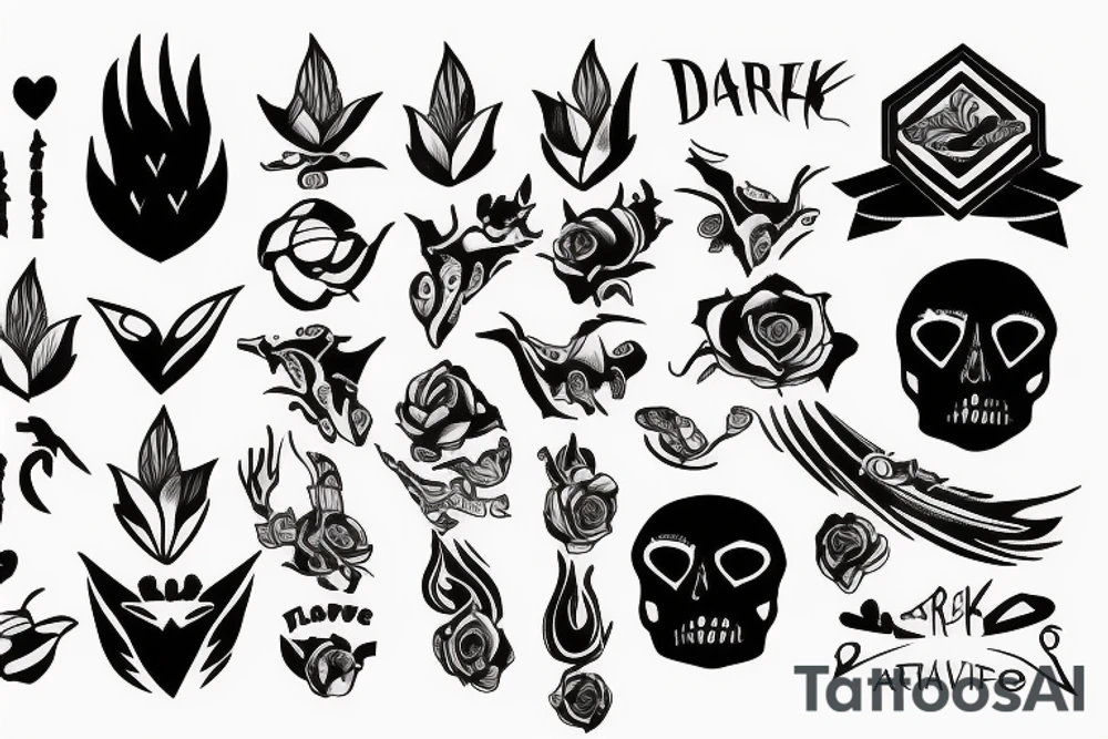 Dark river tattoo idea