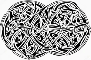 A triquetra with ouroboros tattoo idea