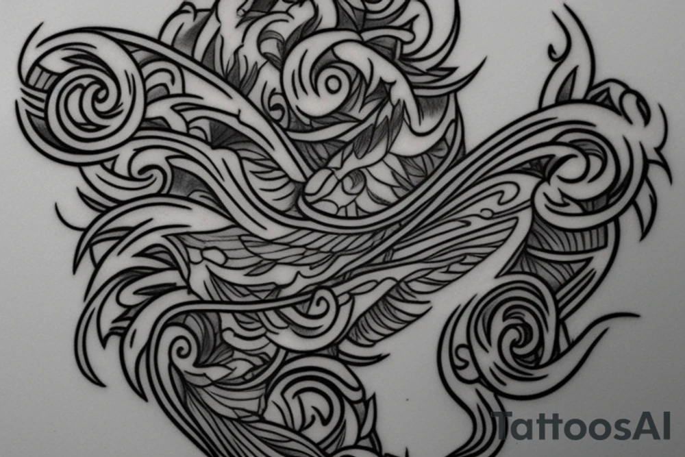 The most beautiful neck tattoo symbol of a new chapter tattoo idea