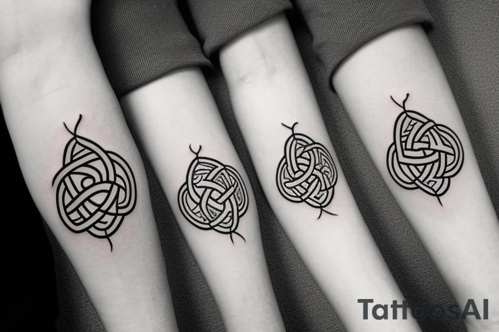 A triquetra with ouroboros tattoo idea