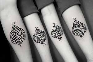 A triquetra with ouroboros tattoo idea