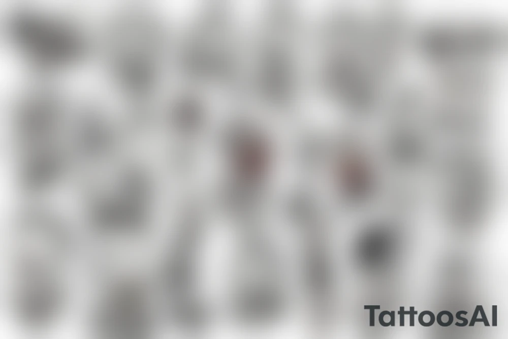 rick and morty in hogwarts with hurry potter smoke weed tattoo idea