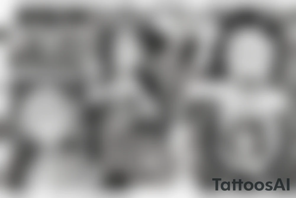 rick and morty in hogwarts with hurry potter smoke weed tattoo idea