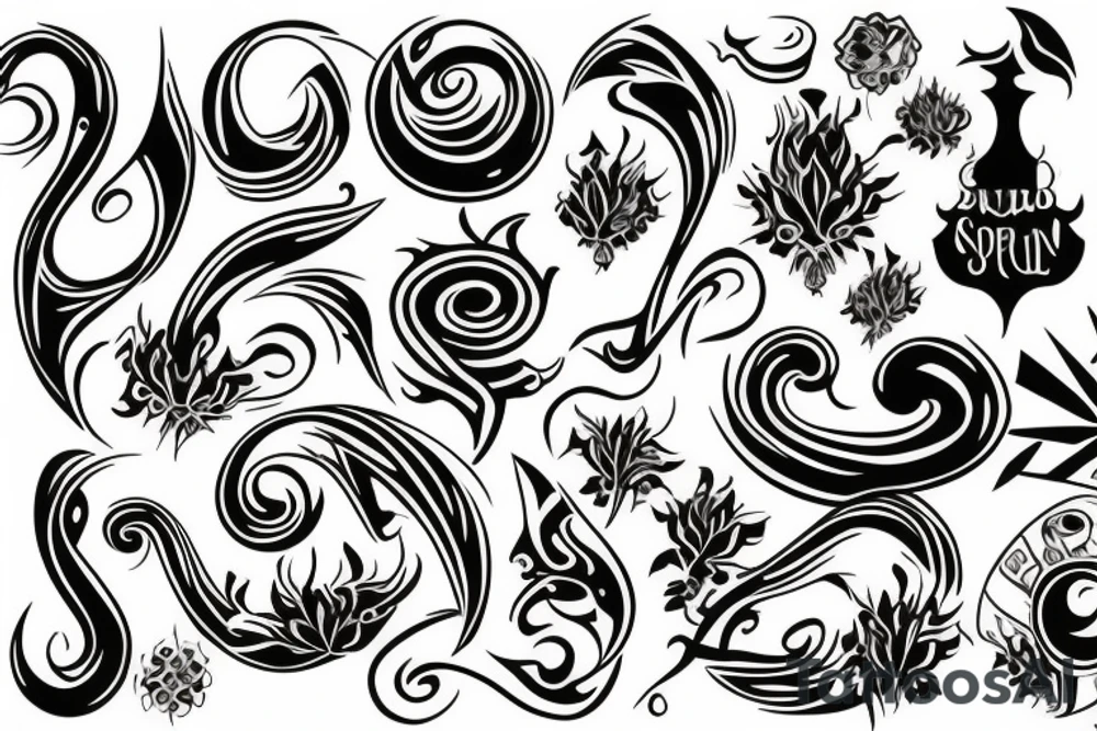 Spirit and soul tattoo idea