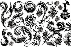 Spirit and soul tattoo idea
