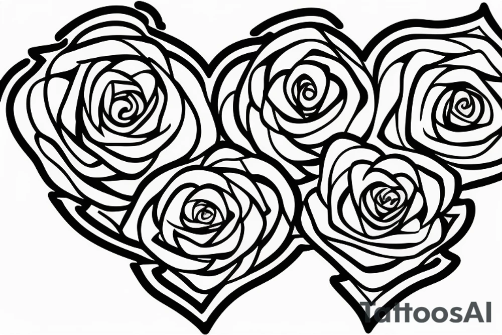 I love-a love-a you. -Grandma
Puzzle piece
Rose tattoo idea