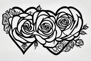 I love you. -Grandma 
Puzzle piece 
Rose tattoo idea
