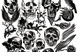 Vengeance, death, hatered tattoo idea