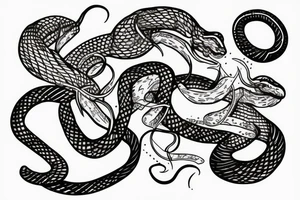 snake tattoo idea