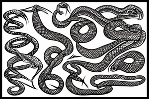 snake tattoo idea