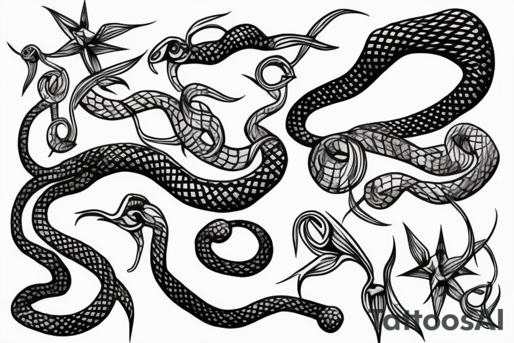 snake tattoo idea