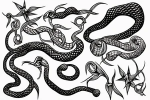 snake tattoo idea