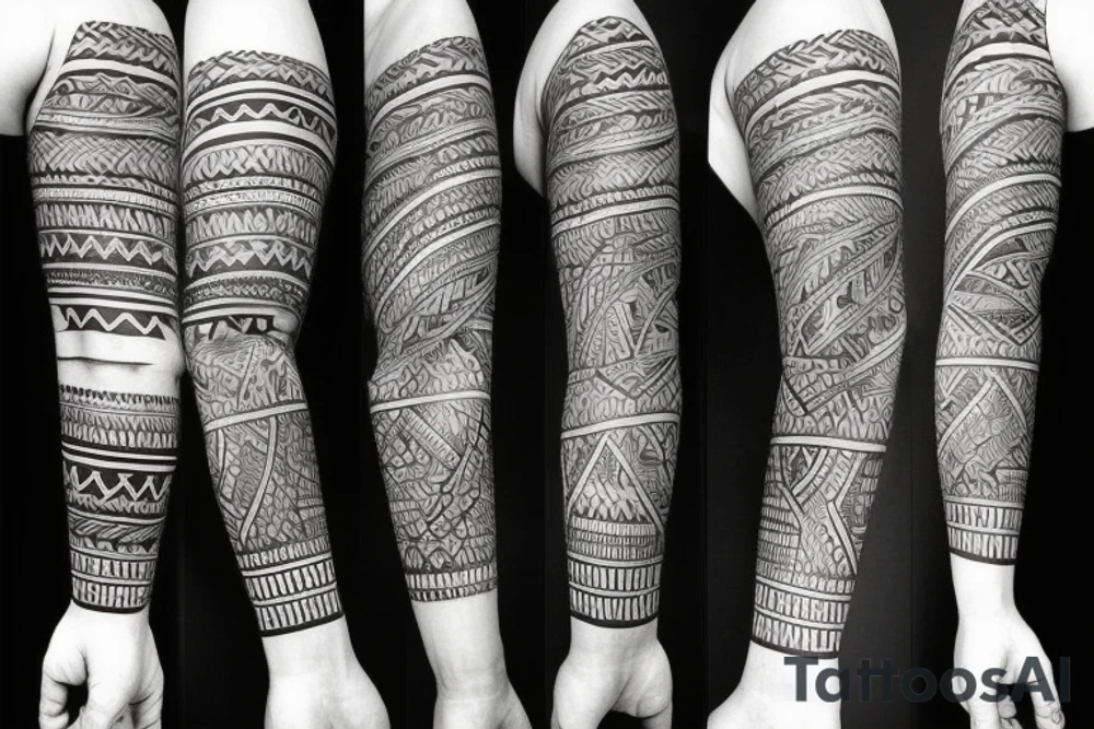 tribal forearm tattoo with the words "Remember Why" and "My Turn" on opposite sides tattoo idea