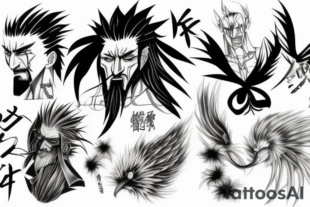 Kenpachi tattoo idea