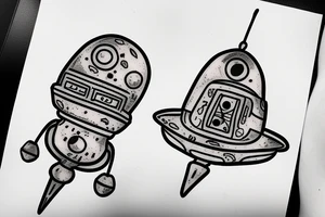 UFO 🛸 tattoo idea