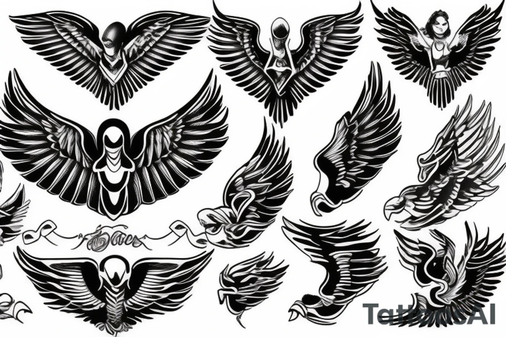 pilot wings tattoo idea