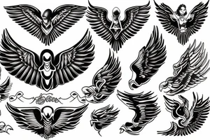 pilot wings tattoo idea