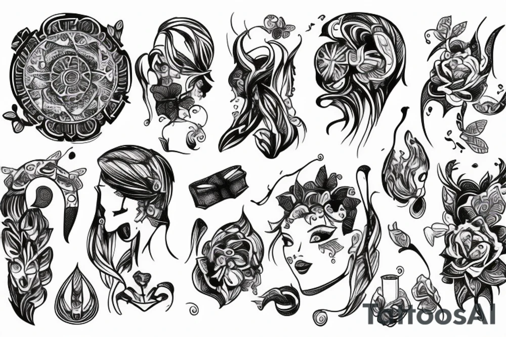 собака tattoo idea