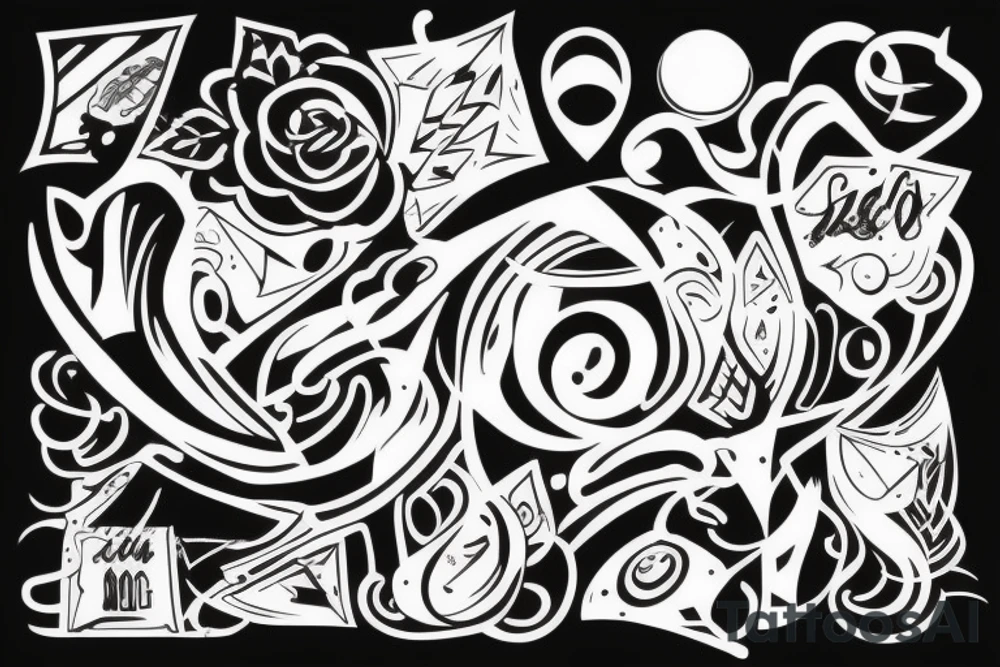 собака уходящая tattoo idea