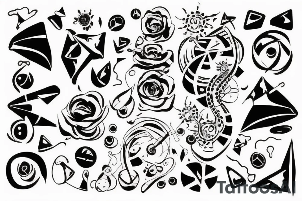 собака уходящая tattoo idea