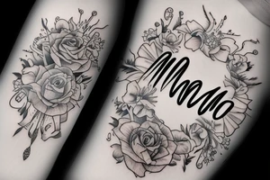 The Word Mom tattoo idea