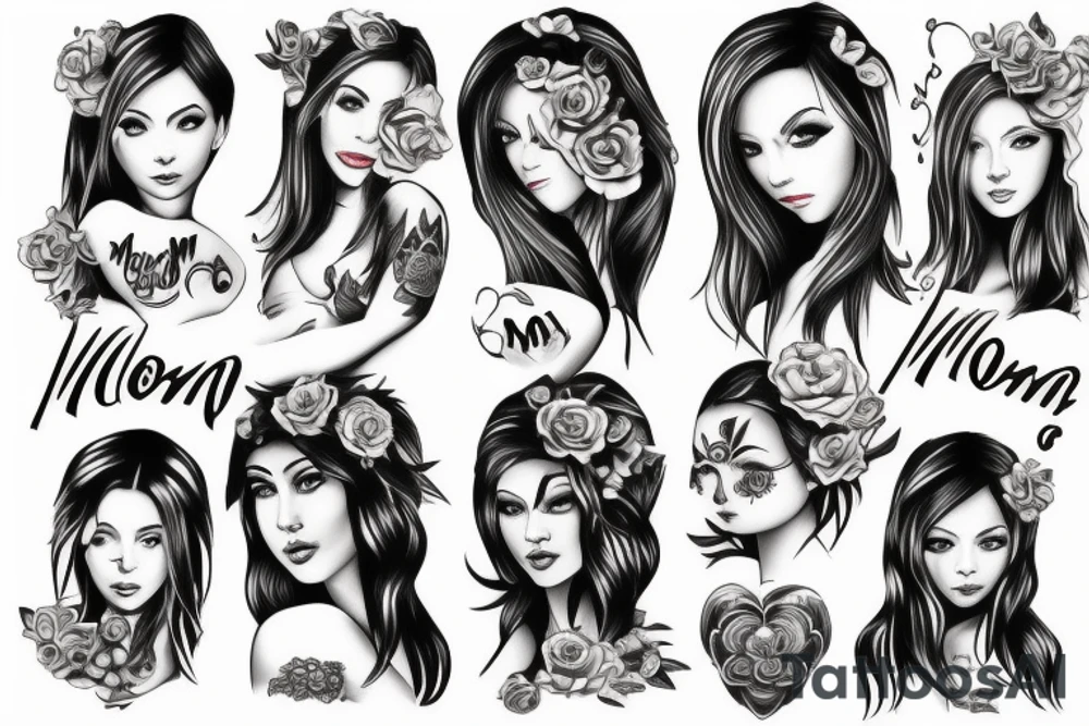 The Word Mom tattoo idea