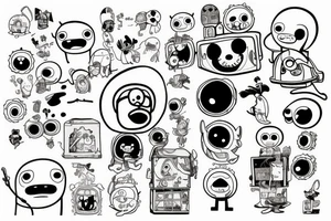 Adventure time finn and jake tattoo idea