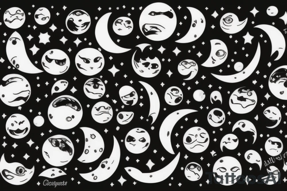 We are different like the moon and the sun but together we are incredible tattoo idea