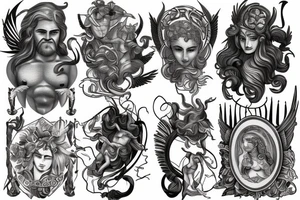 greek gods tattoo idea