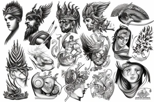 greek gods tattoo idea