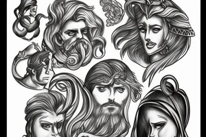 greek gods tattoo idea