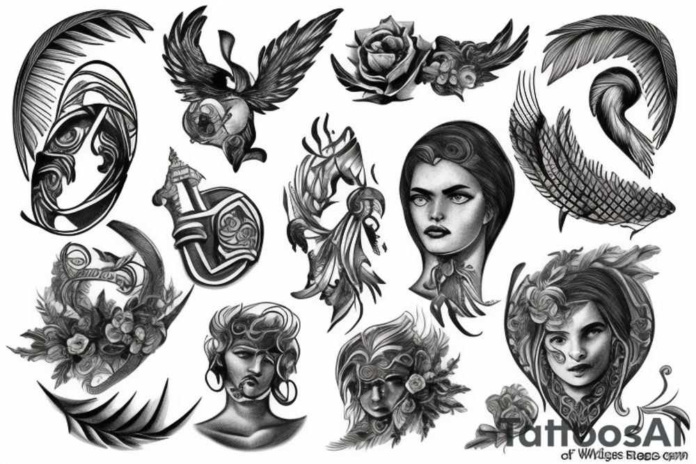 greek gods tattoo idea