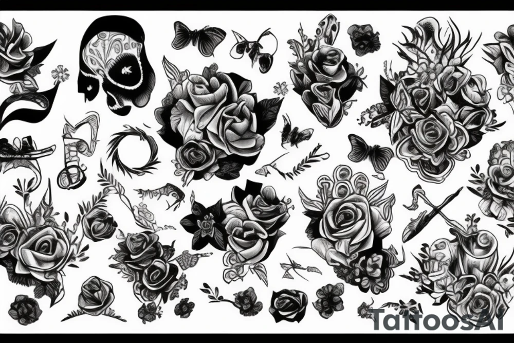 Woman choked tattoo idea