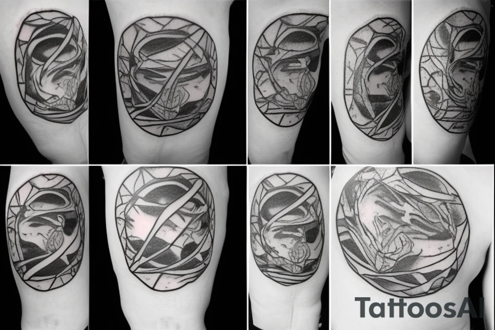 upside down torch tattoo idea