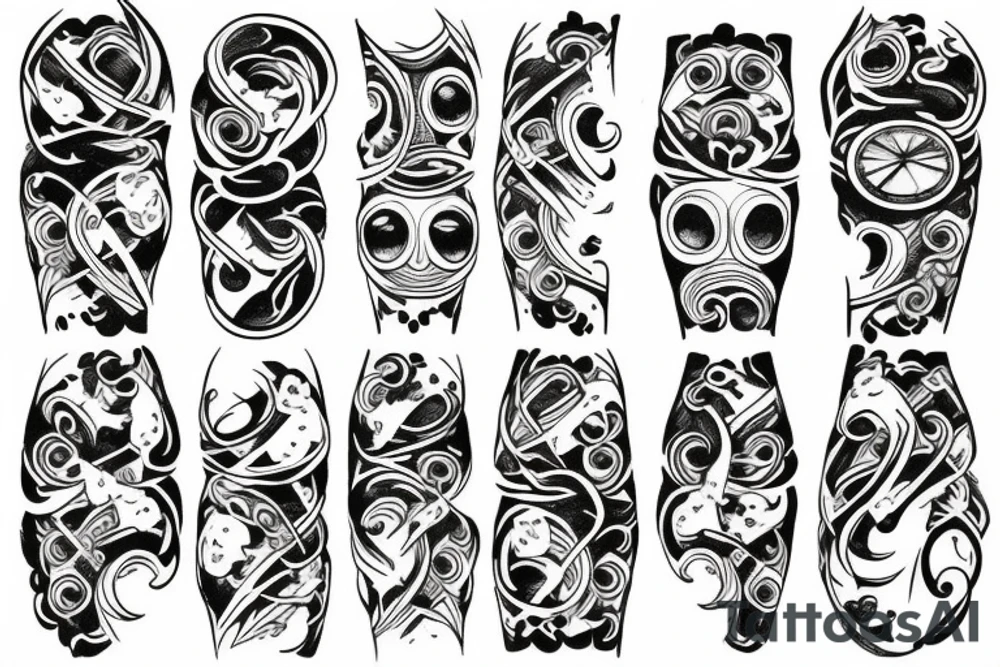 Infinity, and hour glass tattoo idea