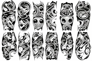 Infinity, and hour glass tattoo idea