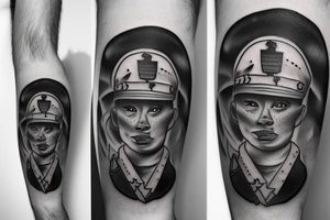 soldier and dog tattoo idea