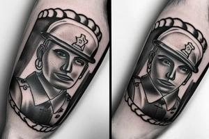 soldier and dog tattoo idea