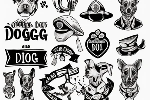 soldier and dog tattoo idea