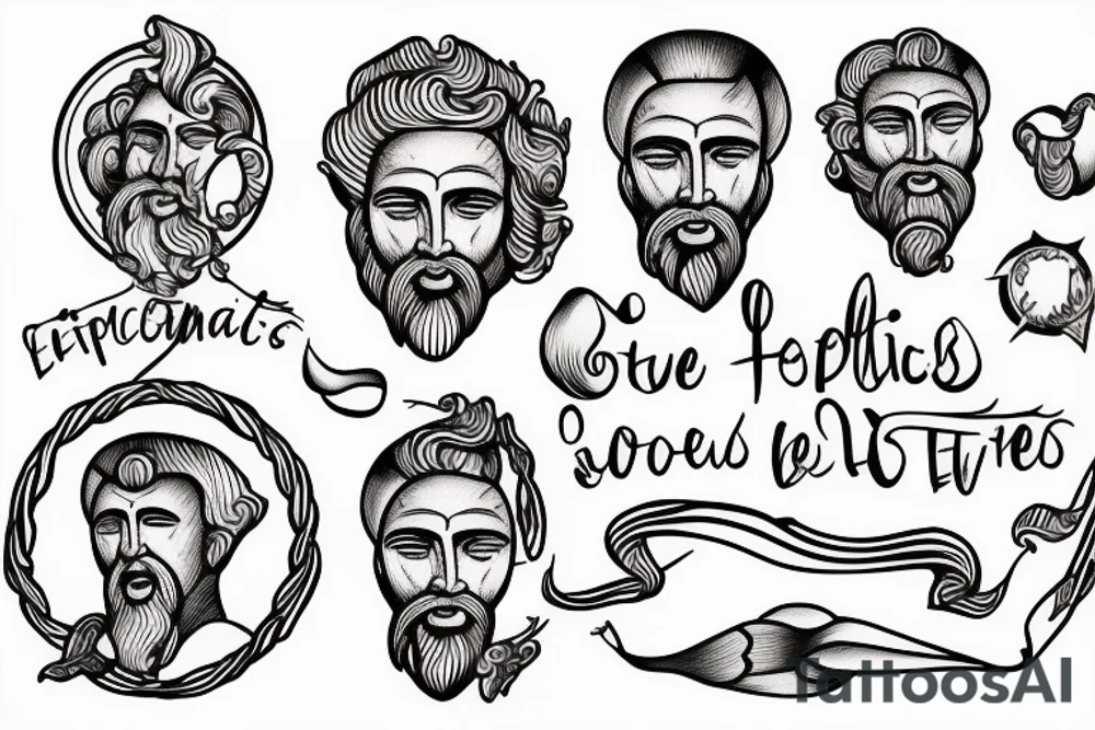 Epictetus the Stoic Philosopher tattoo idea