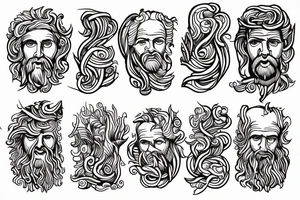 Epictetus the Stoic Philosopher tattoo idea