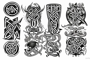 Nordic Runes tattoo idea