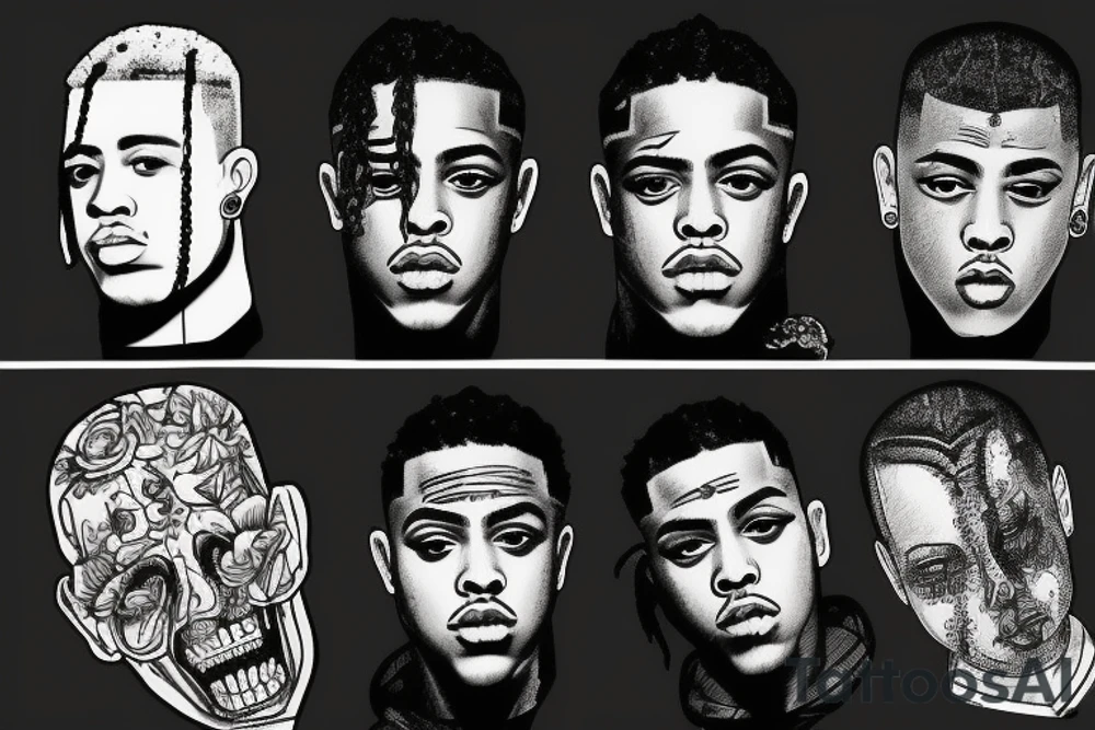 Xxxtentacion tattoo idea