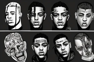 Xxxtentacion tattoo idea