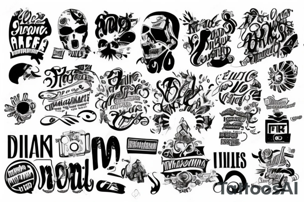 phrase about a film tattoo idea