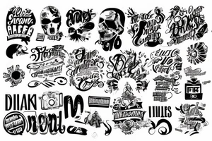 phrase about a film tattoo idea