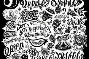 single phrase tattoo idea