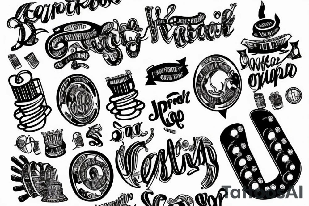 typewriter tattoo idea