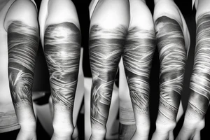 Walking on water tattoo idea